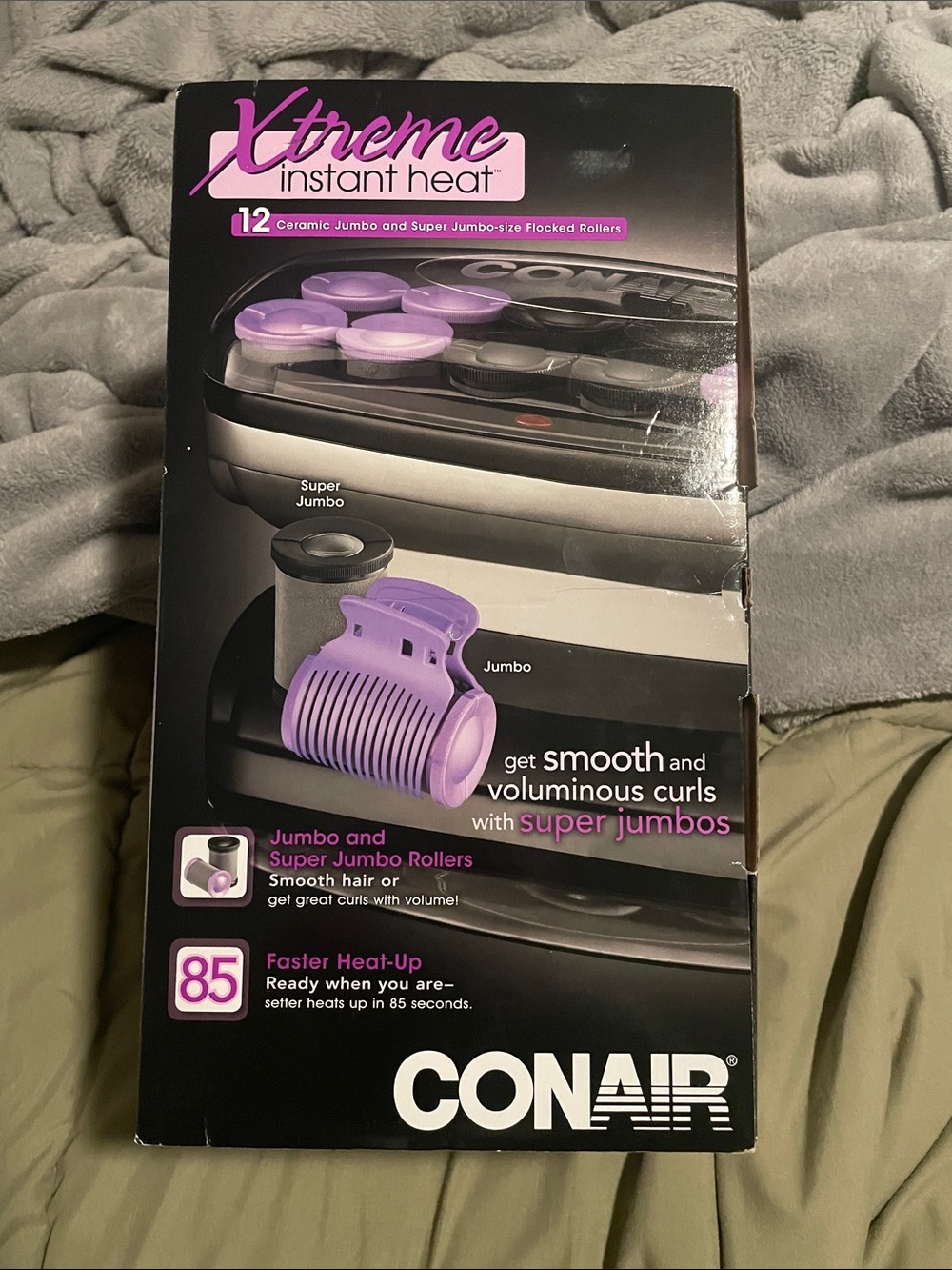 Xtreme Instant Heat 12-Piece Roller Set in Purple
